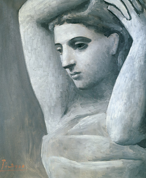 Bust of a Woman, Arms Raised